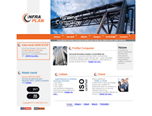 Tablet Screenshot of infraplan.ro